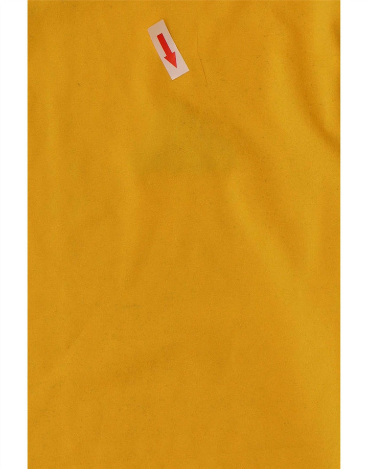 Ανδρικό T-Shirt Climalite Adidas Top Medium Yellow Colourblock
