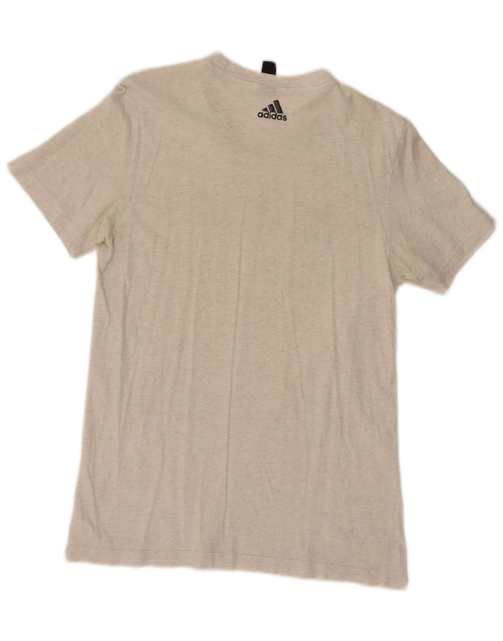 Γυναικείο γραφικό T-Shirt Adidas Top UK 12 Medium Grey