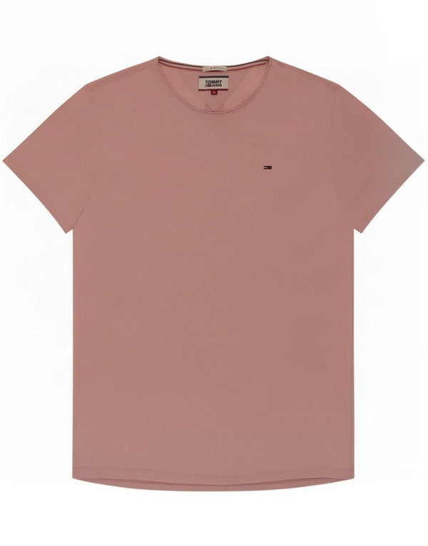 Tommy Hilfiger Mens Slim Fit T-Shirt Top Medium Pink