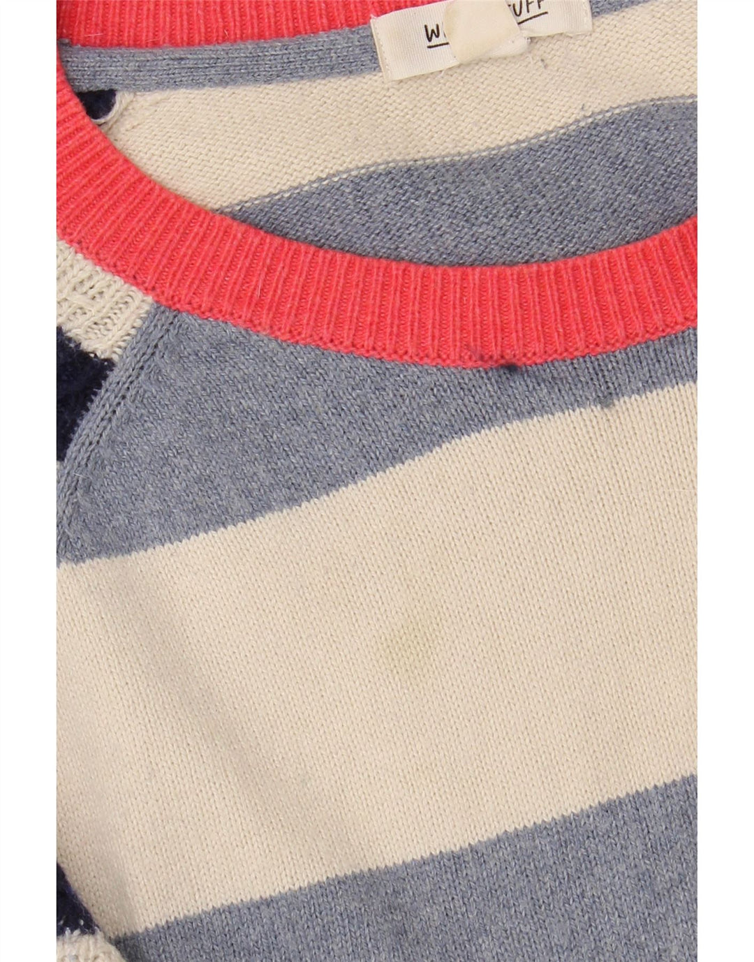 WHITE STUFF Γυναικείο πουλόβερ με λαιμό βάρκα UK 12 μεσαίο πολύχρωμο