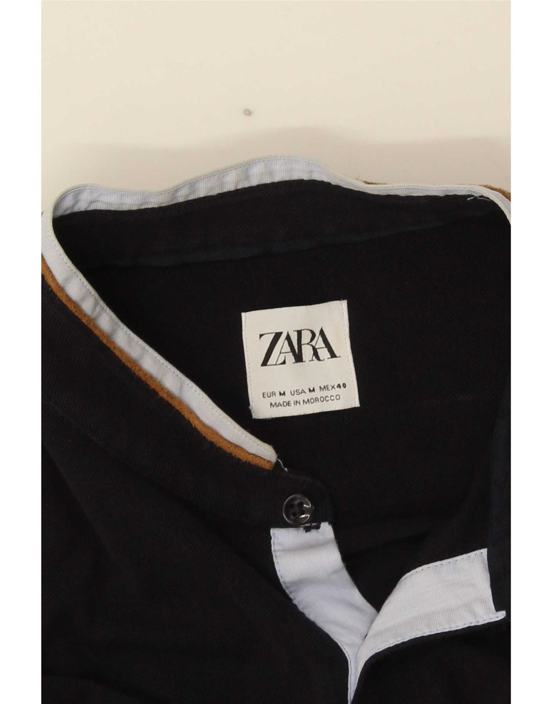 Ανδρικό πουκάμισο Zara μεσαίο ναυτικό μπλε