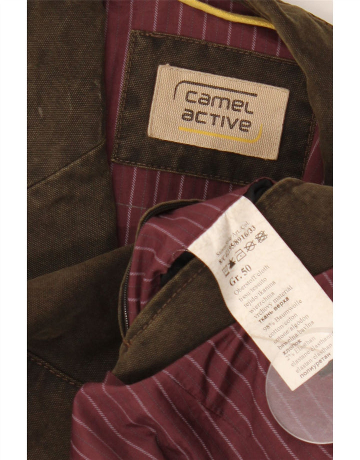 Camel Active Ανδρικό Μπουφάν Blazer 2 Κουμπιών IT 50 Μεγάλο Καφέ Βαμβακερό