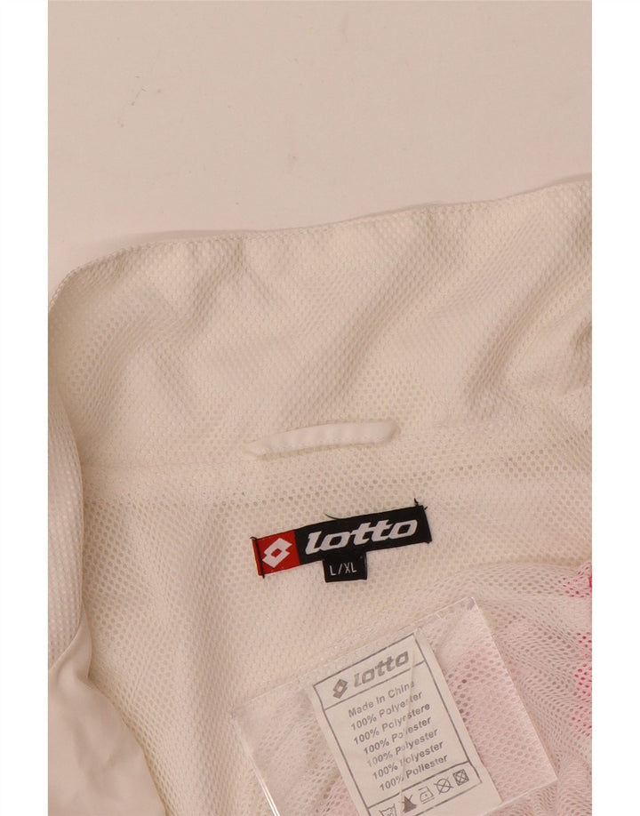 Γυναικεία αθλητική φόρμα Lotto Top Jacket UK 16 Large White Colourblock Polyester