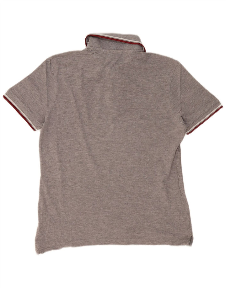 DIADORA Ανδρικό Πόλο Μπλουζάκι Μικρό Γκρι Βαμβακερό