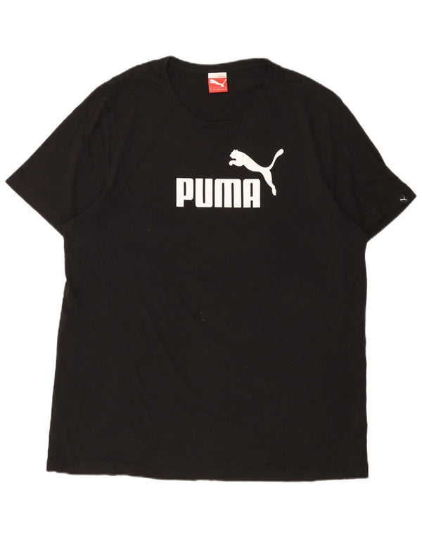 Ανδρικό γραφικό T-Shirt PUMA Top XL Μαύρο βαμβακερό