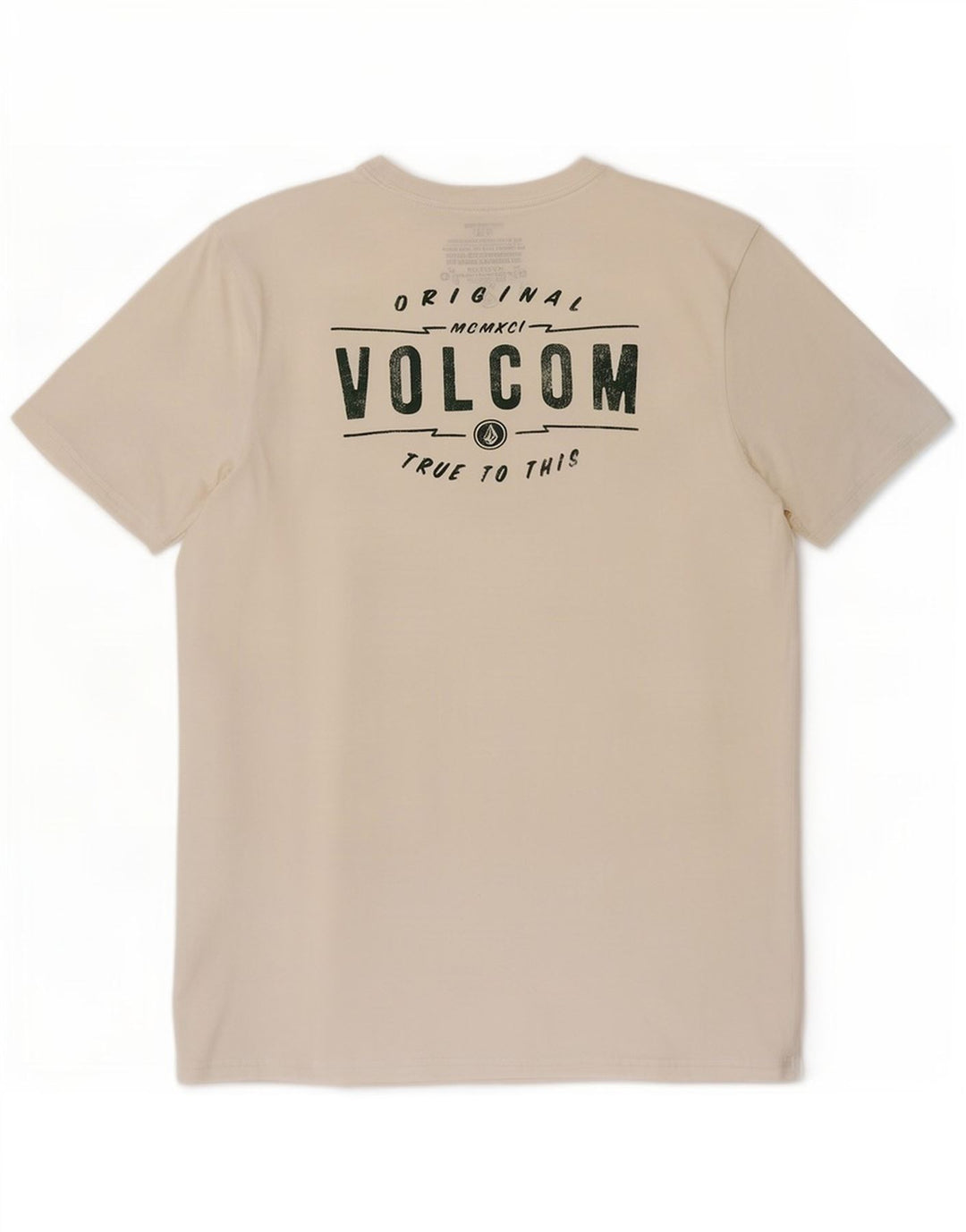 Ανδρικό γραφικό T-Shirt Volcom Top XL Λευκό βαμβακερό