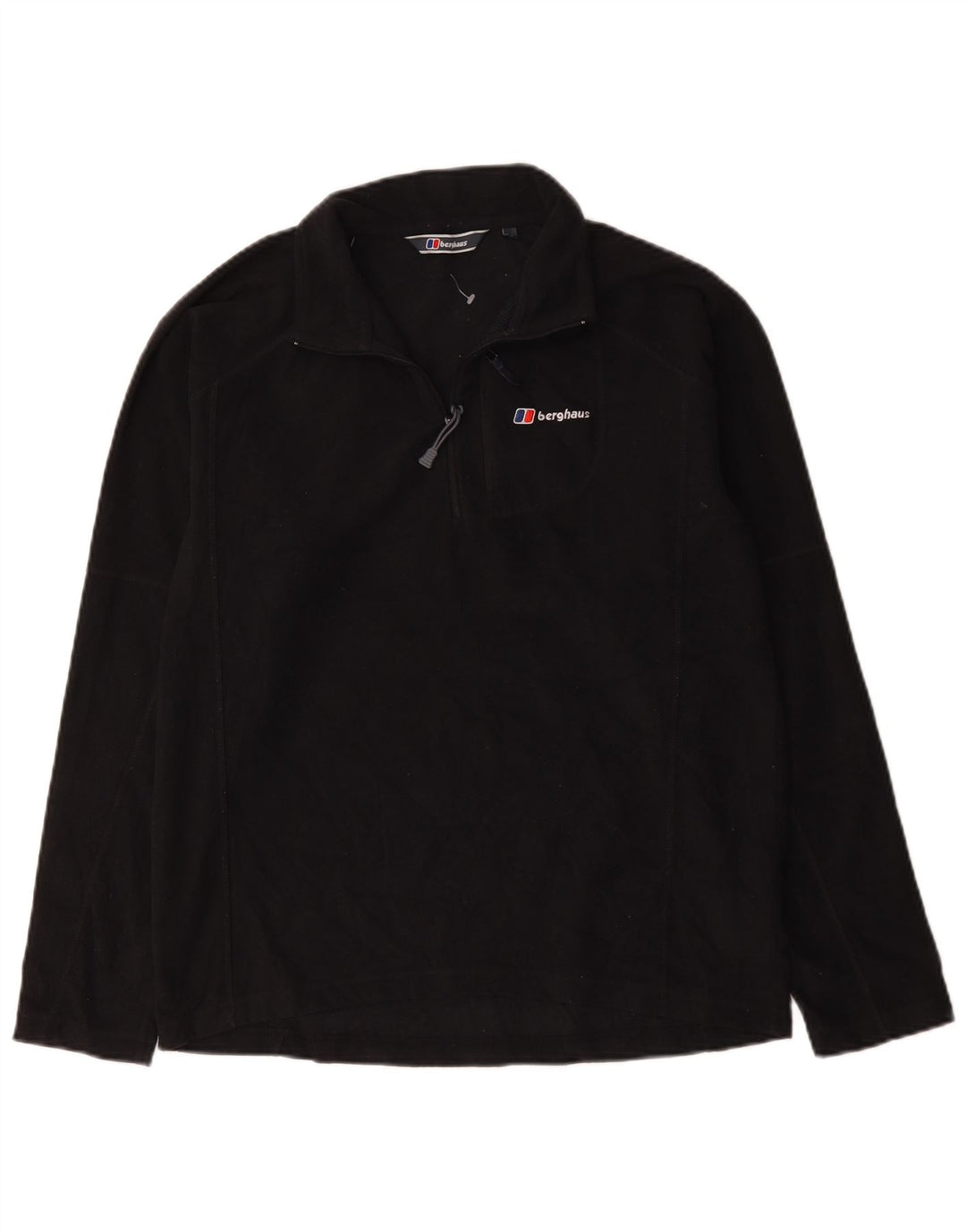 Berghaus Ανδρικό φερμουάρ με λαιμόκοψη από φλις, μεσαίο μαύρο πολυεστέρα