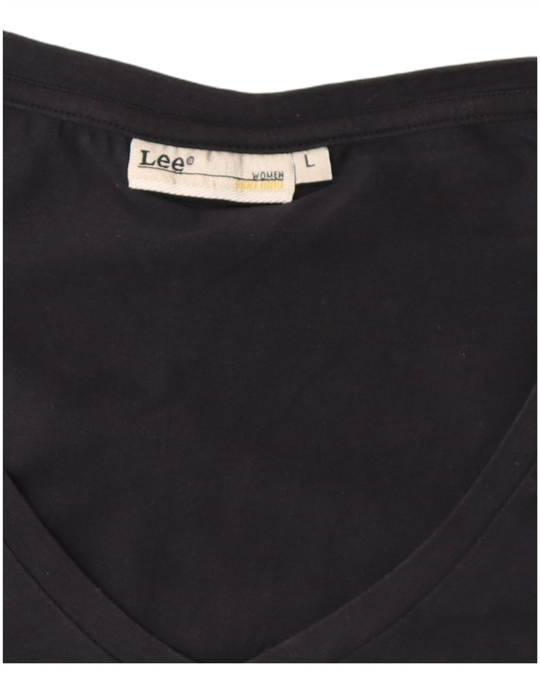 Lee Γυναικείο T-Shirt Top UK 14 Large Black