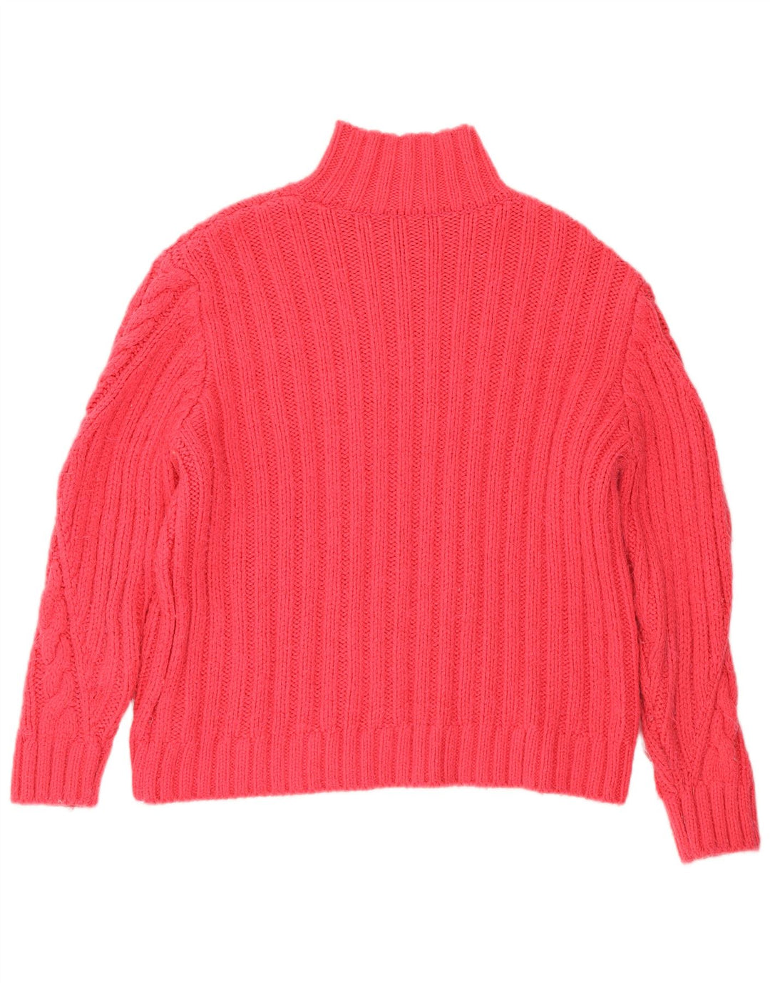 Marks & Spencer Γυναικείο πουλόβερ με λαιμό χελώνα UK 12 Medium Pink