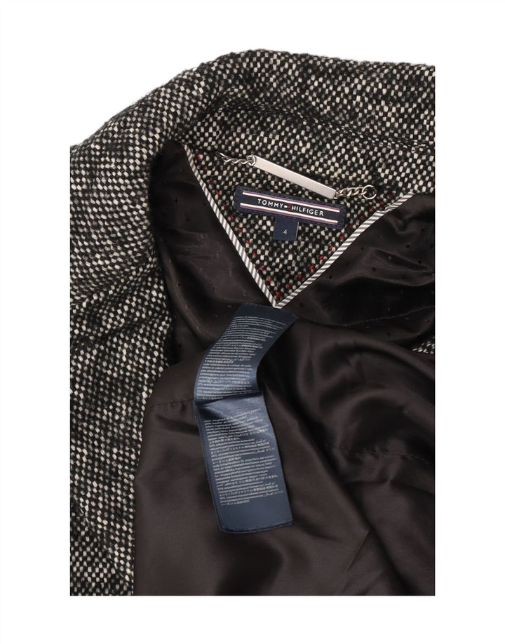 Tommy Hilfiger Γυναικείο Παλτό US 4 Small Navy Blue Flecked Wool