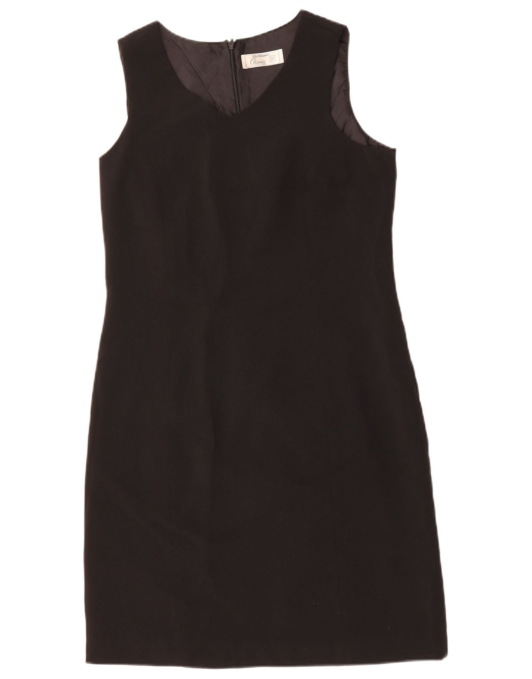 ST. BERNARD Womens Sleeveless Sheath Dress UK 12 Medium  Black Polyester
