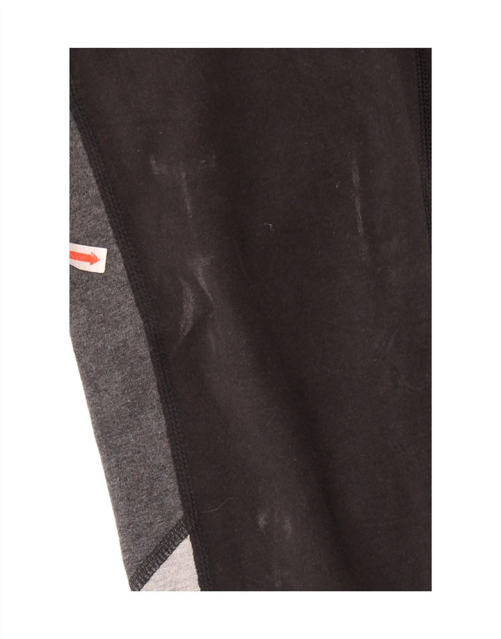 Γυναικείο κολάν REEBOK UK 10 Small Black Colourblock Βαμβακερό