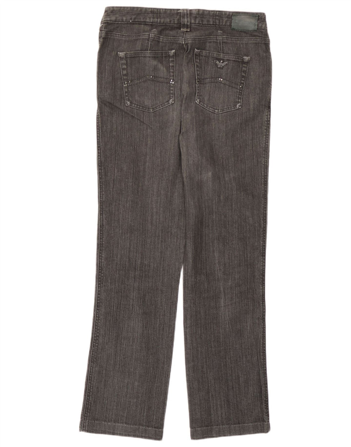Armani Γυναικείο Straight Jeans W31 L28 Γκρι