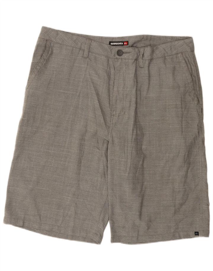 Ανδρικό σορτς Chino Quiksilver W38 XL από πολυεστέρα με γκρι φλύκταινες