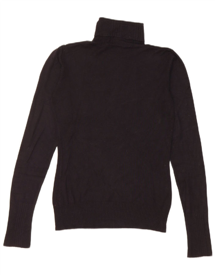 Guess Γυναικείο πουλόβερ με ρολό λαιμόκοψη UK 8 Small μαύρο