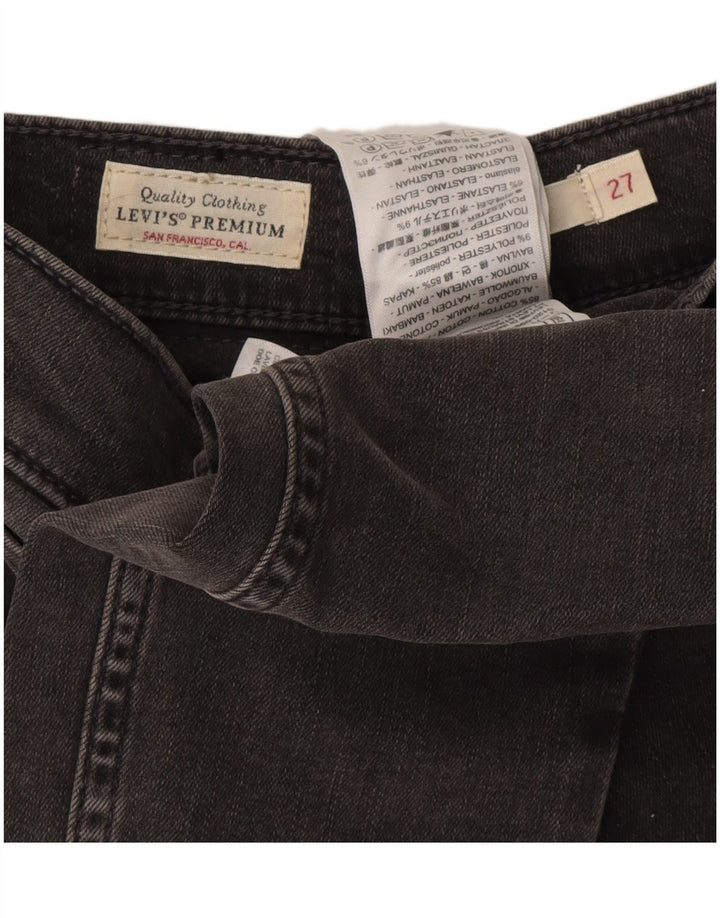 Γυναικείο Levi's 721 Skinny Jeans W27 L32 Γκρι βαμβακερό