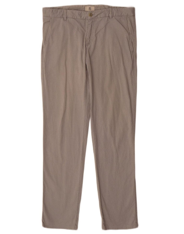 CERRUTI 1881 Ανδρικό ίσιο παντελόνι Chino IT 52 XL W36 L33 με γκρι στίγματα