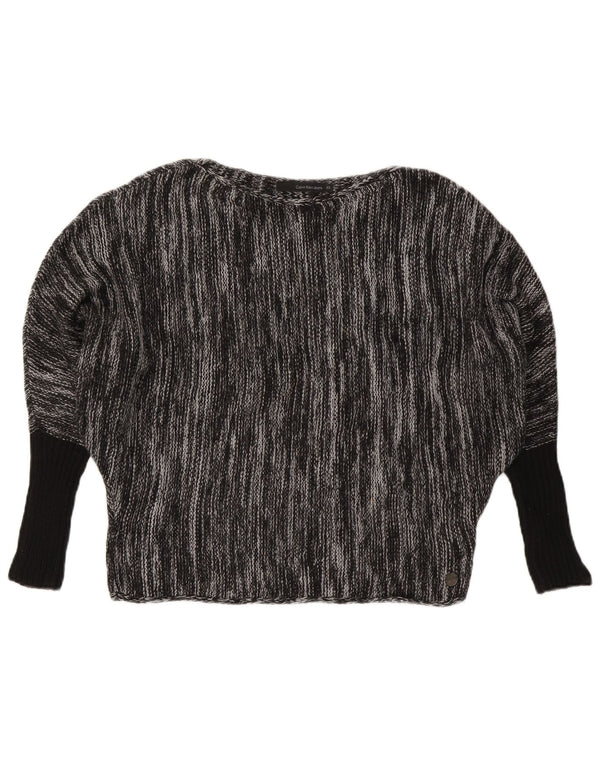 CALVIN KLEIN JEANS Γυναικείο πουλόβερ με λαιμόκαυστο UK 6 XS με γκρι φλιτζάνια