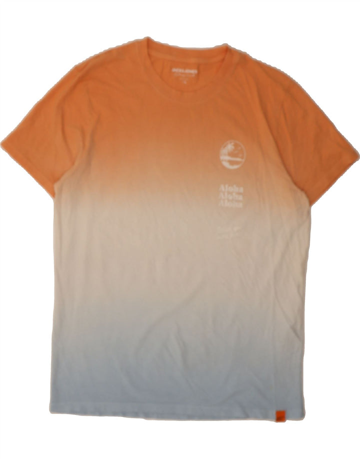 JACK & JONES Mens Graphic T-Shirt Top Large Multicoloured Colourblock Vintage Jack & Jones and Second-Hand Jack & Jones from Messina Hembry 