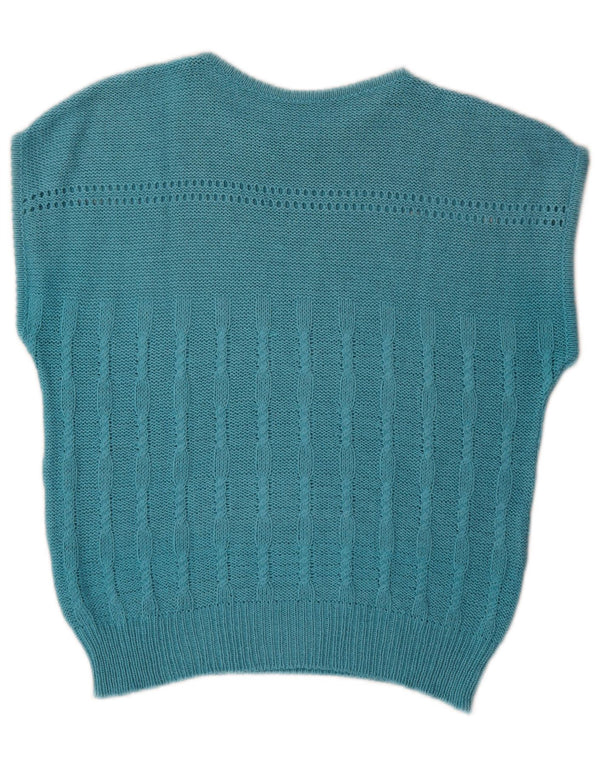 Vintage Γυναικείο Γιλέκο Tank Top IT 48 XL Μπλε