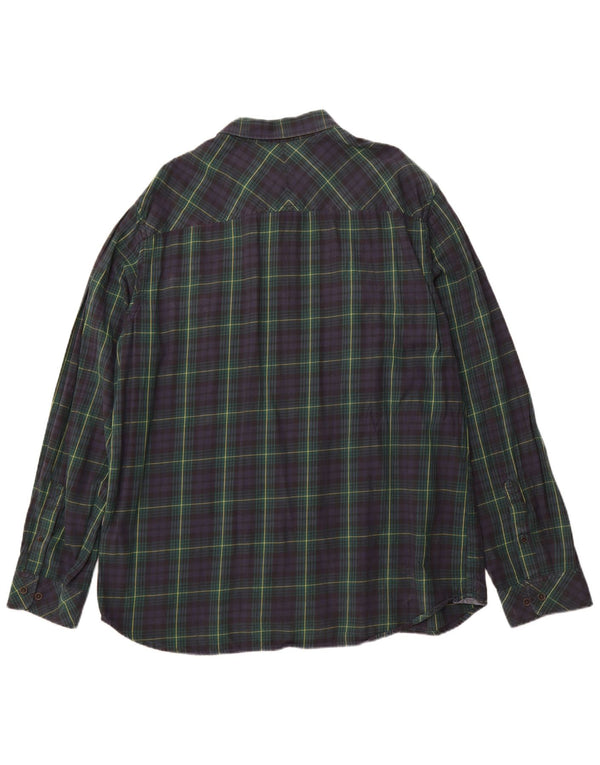 TIMBERLAND Ανδρικό Earthkeepers Slim Fit Flannel πουκάμισο 3XL Navy Blue Check