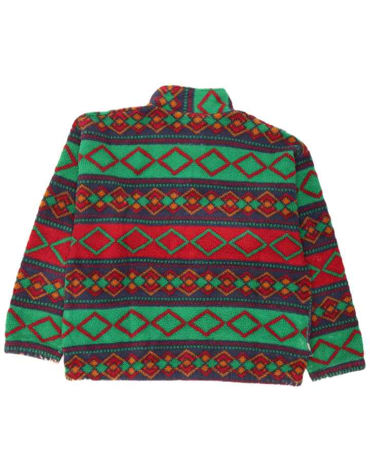 Vintage Ανδρικό Fleece Jacket UK 42 XL Πολύχρωμο Γεωμετρικό