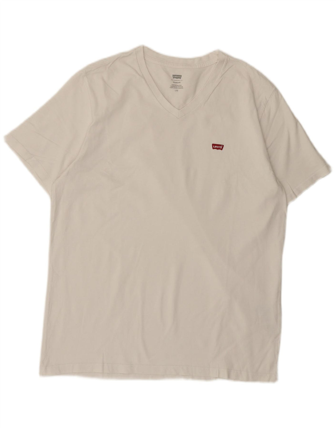 Ανδρικό T-Shirt Levi's Standard Fit Top μεγάλο λευκό βαμβακερό