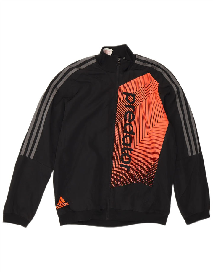 Μπουφάν φόρμας Adidas Boys Predator Top Jacket 11-12 Years Black Polyester