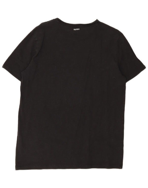 Ανδρικό T-Shirt Hugo Boss Top 2XL μαύρο βαμβακερό