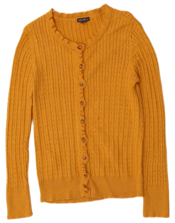 Γυναικεία ζακέτα Eddie Bauer UK 10 Small κίτρινο βαμβακερό