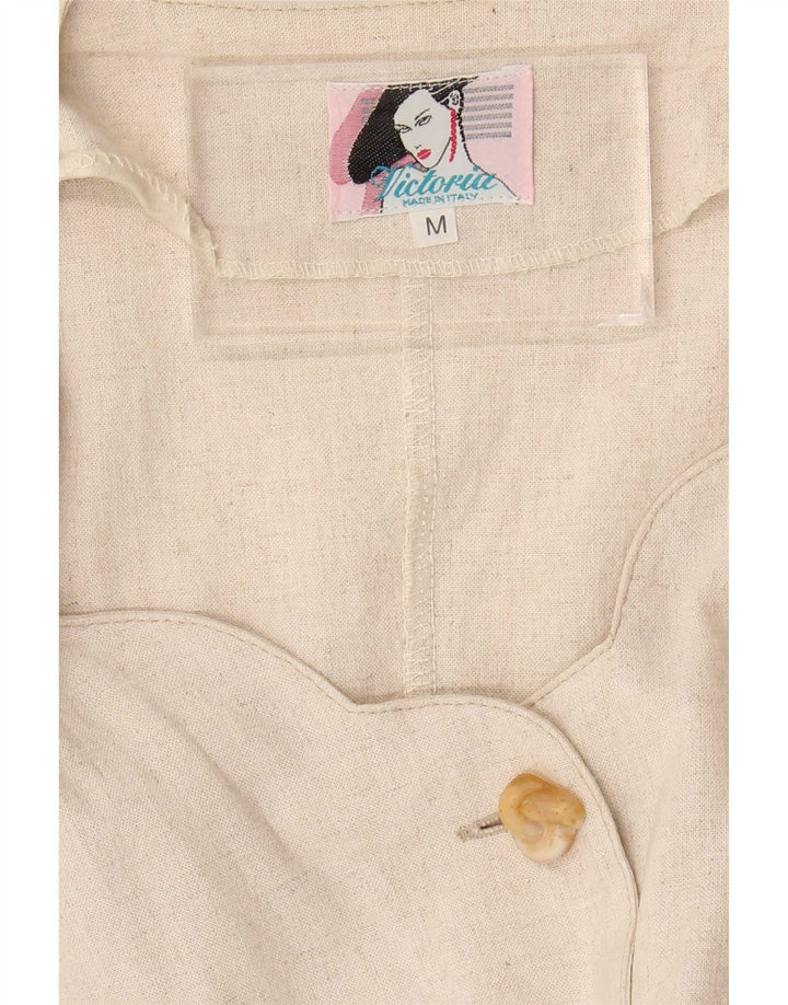 Vintage γυναικείο φόρεμα UK 14 Medium Beige