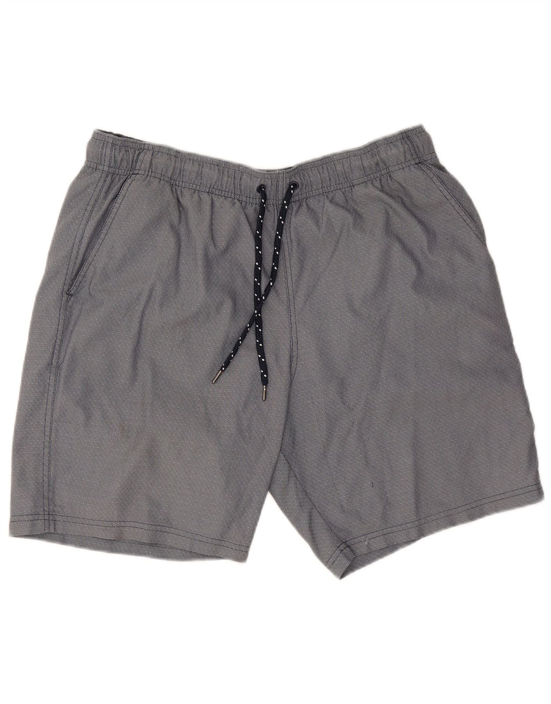 Ανδρικό αθλητικό σορτς Marks & Spencer Μεγάλο μπλε Navy γεωμετρικό βαμβακερό
