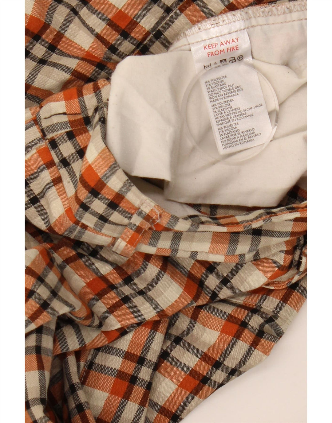Urban Outfitters Γυναικείο παντελόνι Chino Medium W30 L26 Πολύχρωμο Check