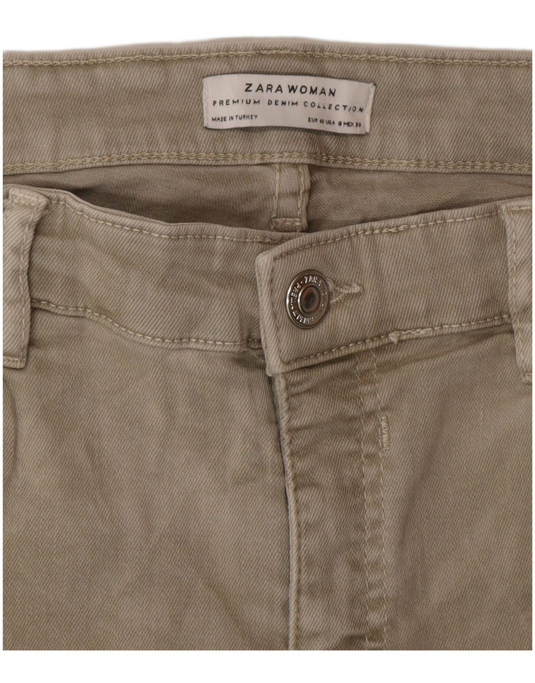 Zara Γυναικείο Slim Jeans EU 40 Medium W30 L26 Grey