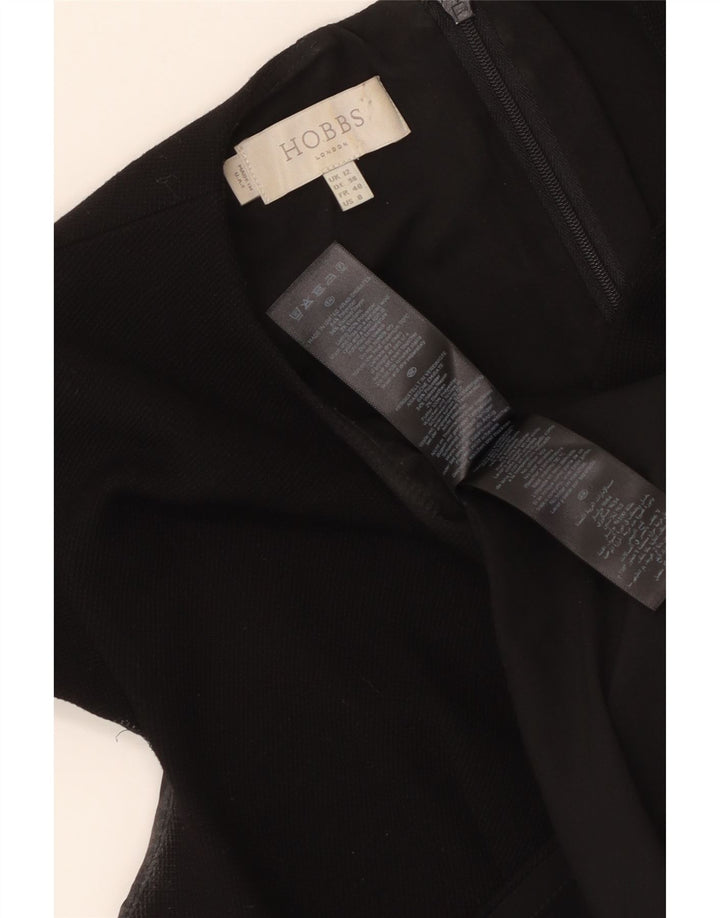 Γυναικείο φόρεμα με θήκη Hobbs UK 12 μεσαίο μαύρο πολυεστέρα