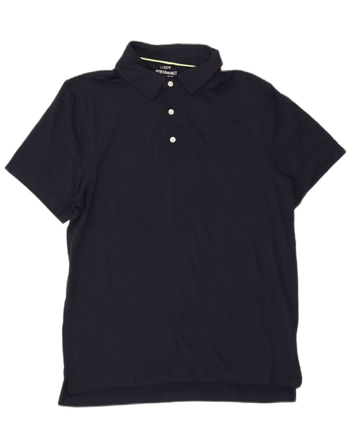 J. CREW Ανδρικό πουκάμισο Polo Medium Navy Blue Polyester