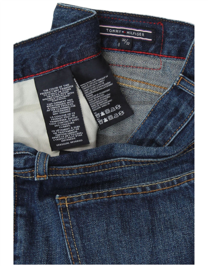 TOMMY HILFIGER Ανδρικό τζιν ίσιο W32 L32 Μπλε βαμβακερό