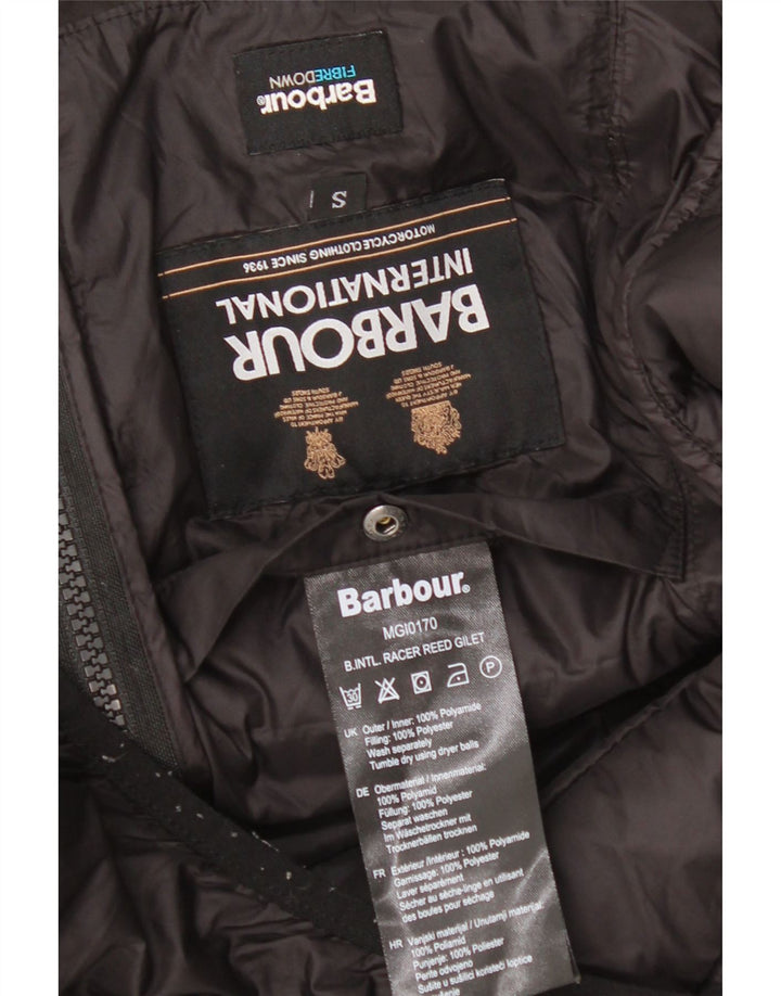 Barbour Mens Padded Gilet UK 36 Small Black Polyamide