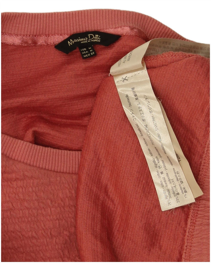 Γυναικείο φούτερ Massimo Dutti Jumper UK 14 Μεσαίο πορτοκαλί βαμβακερό