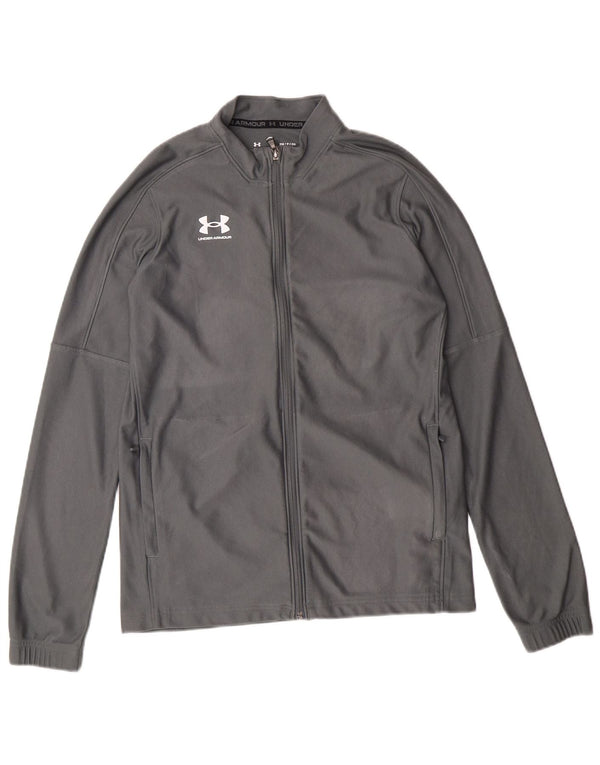 Γυναικεία αθλητική φόρμα UNDER Armour Top Jacket UK 10 Small Grey Polyester