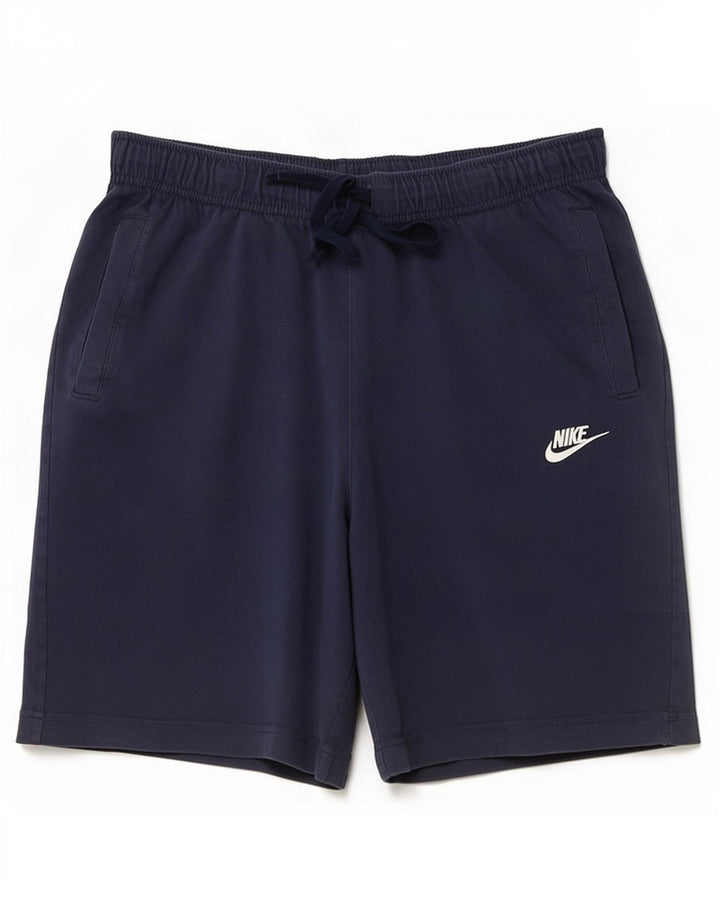 Ανδρικό αθλητικό σορτς Nike από μεσαίο μπλε βαμβακερό