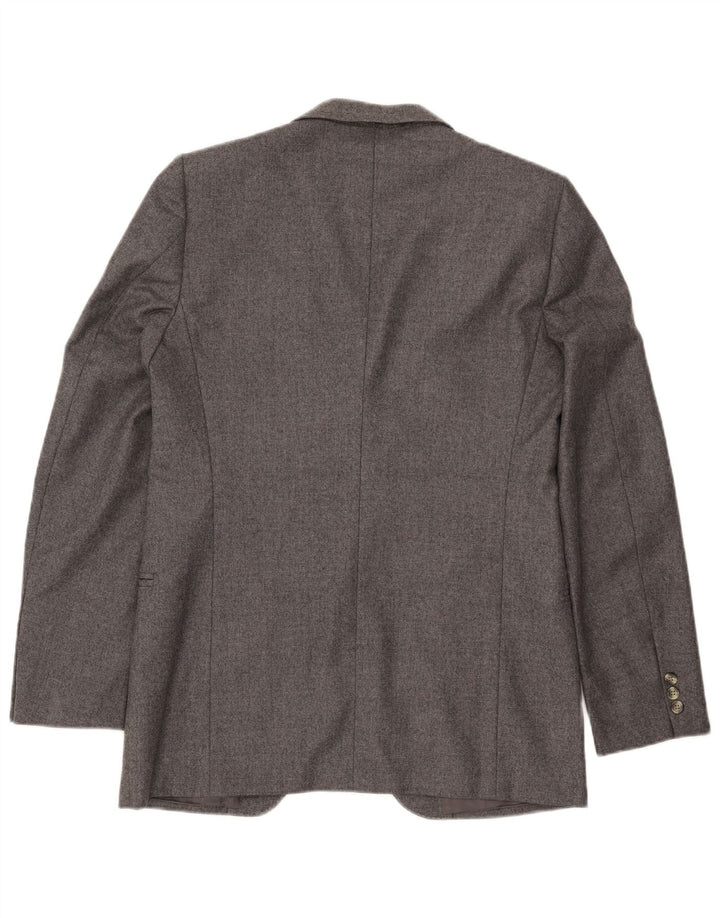 Cerruti 1881 Ανδρικό μπουφάν σακάκι με 2 κουμπιά UK 42 XL γκρι μαλλί
