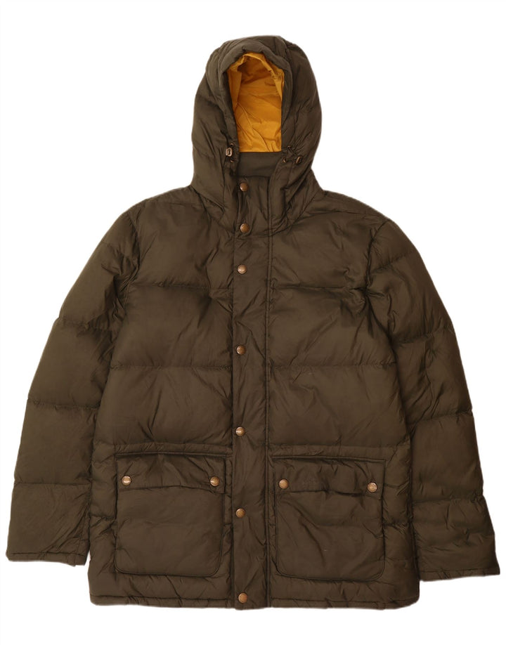 Ανδρικό μπουφάν με κουκούλα Barbour UK 42 XL Khaki Polyamide
