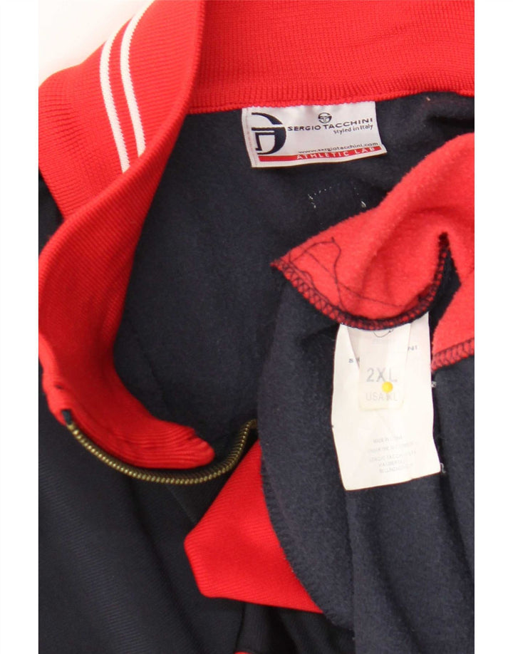 Ανδρική φόρμα Sergio Tacchini Top Jacket 2XL Navy Blue Colourblock