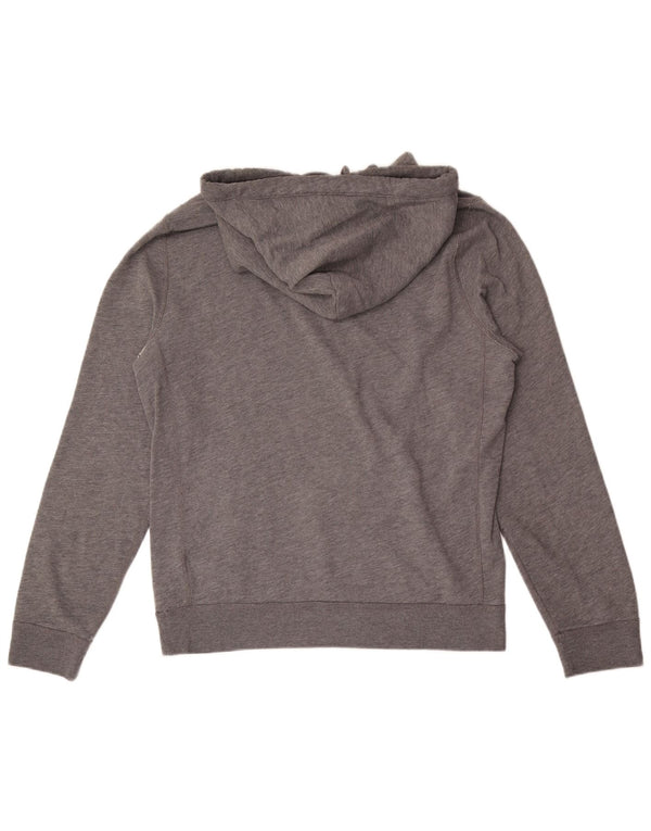 Abercrombie & Fitch Mens Muscle Graphic Hoodie Jumper Μεσαίο γκρι βαμβακερό