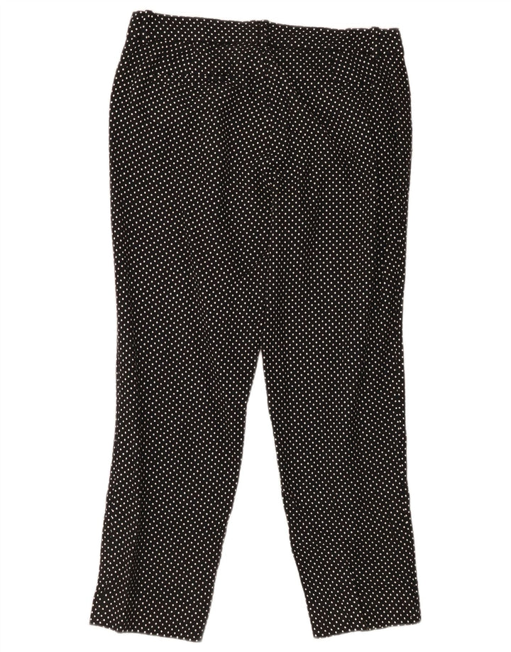 J. CREW Γυναικείο λεπτό παντελόνι Capri US 6 Medium W30 L25 Μαύρο στίγματα