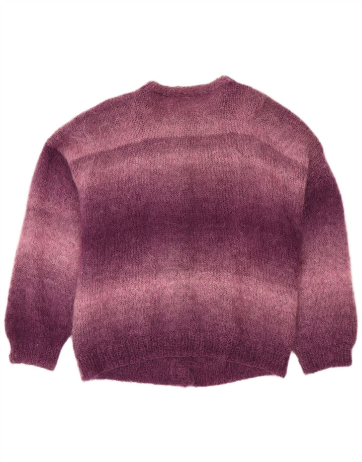 VINTAGE Γυναικείο Ζακέτα πουλόβερ UK 18 XL Μωβ χρώμα