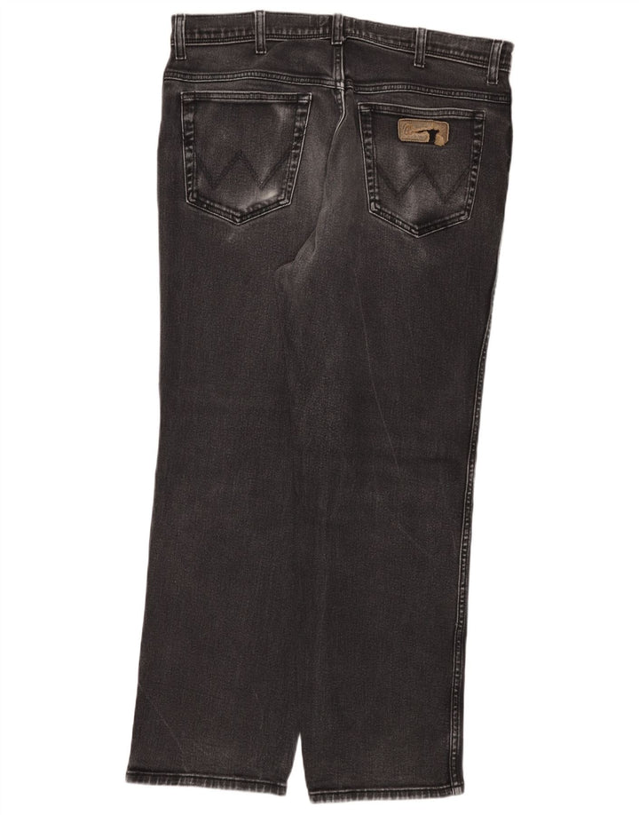 WRANGLER Ανδρικό Texas Straight Jeans W36 L30 Μαύρο βαμβακερό