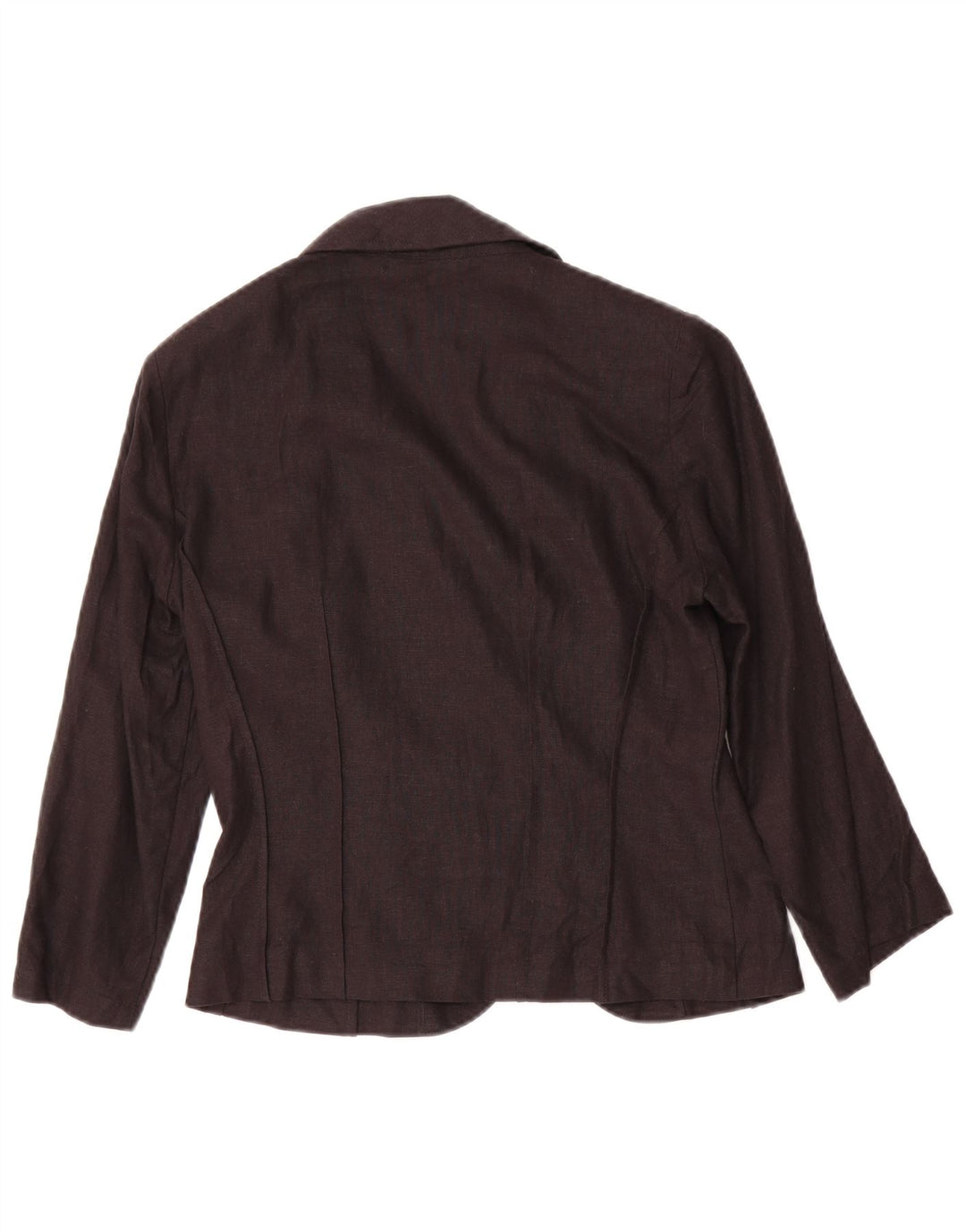 Marks & Spencer Γυναικείο Μπουφάν Blazer με 3/4 μανίκια UK 8 μικρό μαύρο λινό