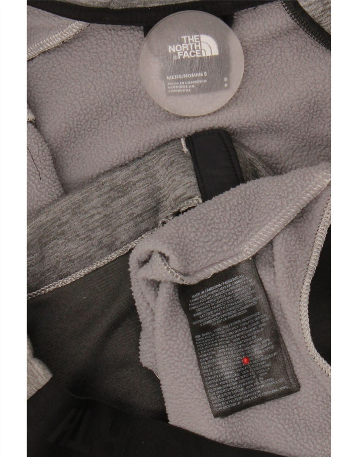 Ανδρικό πουλόβερ με φερμουάρ με κουκούλα North Face Small Grey Colourblock Polyester